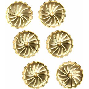 uGems 14K Gold-Filled Swirl Earring Backs, 9mm Large Size, 3 Pairs - Offering Superior Support and Comfort for All-Day Wear, Durable and Stylish, for Enhancing Stability in Earrings - SKU j-4261