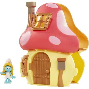 Smurfs The Lost Village Movie Mushroom House Playset with Smurfette Figure