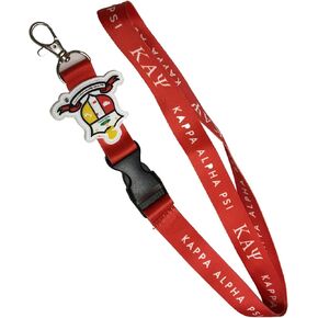 Desert Cactus Kappa Alpha Psi Lanyard PVC Crest Logo Car Keys ID Badge Holder Keychain NUPE Detachable Breakaway Snap Buckle (Lanyard - PVC)
