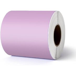 White Direct Thermal Labels Vinyl 6 x 4 Inch Self-Adhesive Rectangle Stickers Roll Waterproof Printer Decals Shipping Tag for QR Code DIY Office Address 250 PCS