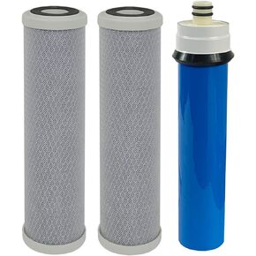 Compatible Replacement Filter Set With Membrane(TFC-RS9-50) for Rainsoft UF50 21179 Reverse Osmosis System