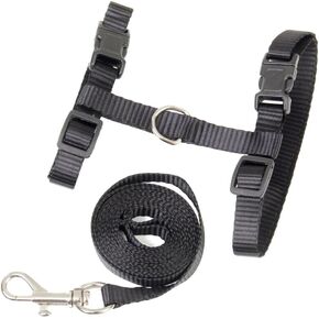 Mipcase Cat Harness Cat Safety Strap Cat Collar with Leash Adjustable Cat Collar Leashes The Cat