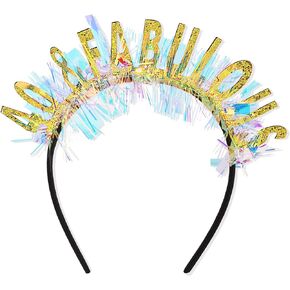 40th Birthday Decorations 40&FABULOUS Birthday Headband Birthday Crown 40th Birthday Girl Headband Happy Birthday
