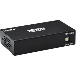 Tripp Lite HDMI Over Ethernet Cat6 Receiver - Up to 230 feet or 70.1 Meters - 4K 60Hz Video, HDR, 4:4:4, PoC, HDCP 2.2, TAA Compliant (B127A-1A0-BH)