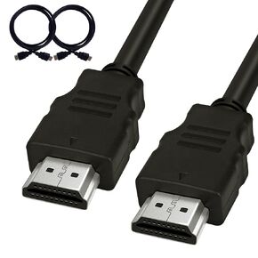 2-Pack HDMI Cable, 4K@60Hz High Speed 5ft HDMI 2.0 Cable, 18Gbps, 4K HDR, 3D, 2160P, 1080P, Ethernet, Audio Return(ARC) Compatible with UHD TV, Blu-ray, Xbox, PS4, PS3, PC - 5 Feet (1.5 Meters)