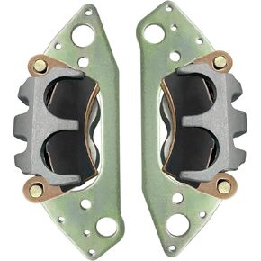 Left & Right Front Brake Calipers & Pads Sintered for Polaris RZR 4 800 900 1000 Ranger 500 570 700 800 900 Diesel Brutus GEM