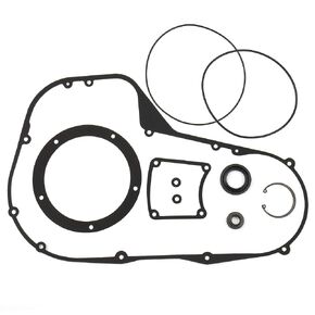 Primary Cover Gasket Clutch Inspection Seal Set, Compatible with Harley 1999-2006 Twin Cam Touring Street Glide/Electra Glide FLHT/Road Glide FLTR/Road King FLHR Models
