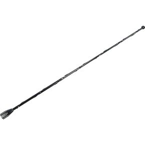 AntennaMastsRus - 12 Inch Black Short Antenna is Compatible with Chevrolet Silverado 1500 (2006-2024) - Spiral Wind Noise Cancellation - Spring Steel Construction