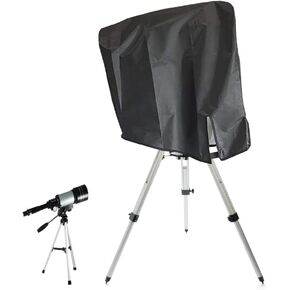 Telescope Cover Outdoor Dustproof Waterproof Astronomical Telescope Cover Universal Rain Protective Cloak Cover for Mounted Telescope - Black (Black)