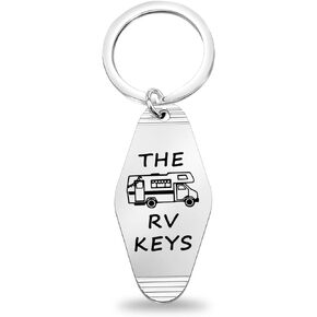 FOTAP RV Keychain RV Trailer Vacation Gift RV Camper Gift Motorhome Keychain Adventure Gift Gift For Camper Lover