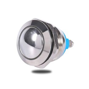 Car Starter Switch, Keenso 19mm 12v Horn Button IP65 IK08 Waterproof Auto Momentary Speaker Horn Push Button Toggle Switch