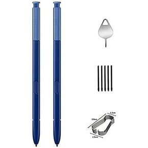 2PCS Galaxy Note 8 Pen Replacement Stylus Touch S Pen Galaxy Note 8 Note8 N950 Stylus Touch S Pen +Tips/Nibs+Eject Pin (Blue)