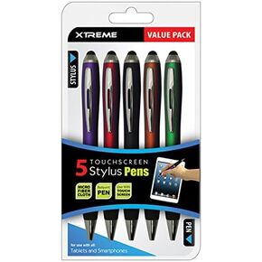 Xtreme Cables 88551 5 Pack Stylus Pen Combo