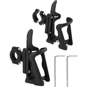 حامل أكواب الدراجة النارية من QWORK، 2 حامل مشروبات ATV، قفص زجاجة الدراجة ذو الحجم العالمي، حامل أكواب الدراجة الترابية in Kuwait