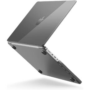 elago Ultra Slim Hard Case Compatible with MacBook Pro 14-inch M3 Pro [A2918], MacBook Pro 14-inch M1 Pro. M2 Pro, M2 Max [A2442][Version 2023/2021/2020] - Ultra Slim, Full Protection [Dark Grey]