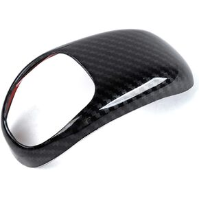 Gear Shift Knob Trim Shifter Cap for 2014 2015 Jeep Grand Cherokee, for 2012-2014 Chrysler 300C, ABS Carbon Fiber 1PC