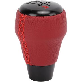 Shifter Knobs,Gear Shift Knob,Car Shifter Handle Knob, 08u92TEA Artificial Leather Replacement Car Interior Fittings Modification for Civic Type R 2017‑2019