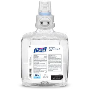 PURELL Healthcare Waterless Surgical Scrub, Fragrance Free, 1200 mL Refill for PURELL CS8 Automatic Waterless Surgical Scrub Dispenser (Pack of 2) – 7869-02