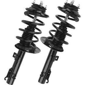 KUSATEC Front Pair Complete Struts Shock Absorber fit for 2006-2011 Ford Focus; 172258 172257 Left/Right Struts with Coil Spring Assemblies