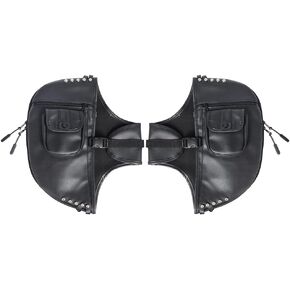 Motorcycle Highway Crash Bars Cover Soft Lowers Chaps Leg Warmer Bag Lower Wind Deflectors Engine Guard Bag For Harley Touring Trike w/Engine Guard 1980-Up