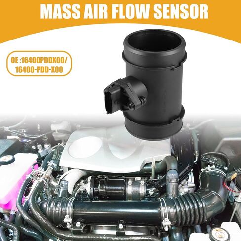 Car Mass Air Flow Sensor No.16400PDDX00 - Vehicle Mass Air Flow Sensor - for Honda Accord 1996-2002 Plastic Metal Black - 1 Pc in Saudi Arabia