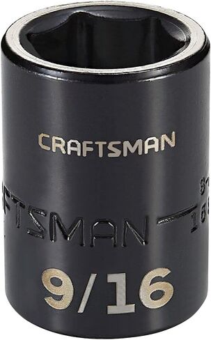 CRAFTSMAN Impact Socket, Shallow, SAE, 3/8 in. Drive, 9/16 in. (CMMT15835) in Saudi Arabia