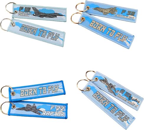 Modern Warplanes Pack Keychain Lanyard A10 Warthog, F16 Fightig Falcon, F22 Raptor, F35 Lightining in Saudi Arabia
