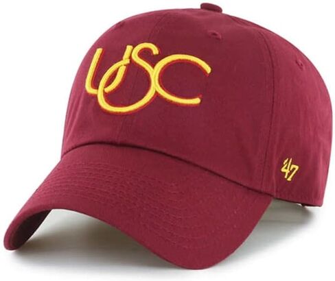 47 USC Hat (USC Trojans of So Cal) Mens Womens Clean Up Adjustable Cap, Red, One Size in Saudi Arabia