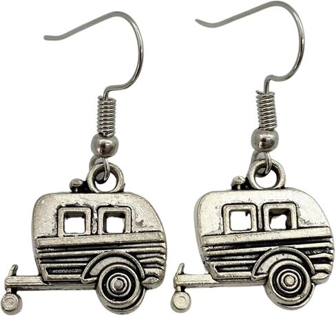 Camper Gifts for Women Girls - Happy Camper Earrings in Saudi Arabia