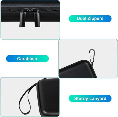 BOVKE Hard Carrying Case for Baseus 100W Blade USB C Portable Laptop Charger, Blade 100W HD/Blade 2 65W Super Fast Charging Laptop Power Bank for Laptop Phone, Mesh Pocket for Charging Cables, Black in Saudi Arabia