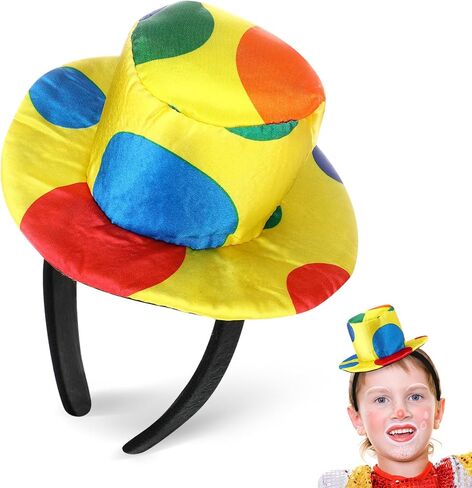 Toddmomy Jester Accessories Jester Costumes Circus hat top hat Headband Mens Dress Clothes red hat for Men Carnival Headband Carnival hat Jester Costume hat Jester hat Women's Bow tie Clown in Saudi Arabia
