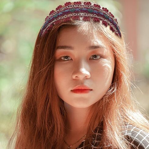 aswewamt 2 قطعة عصابات رأس بوهو زهرة التطريز العصابات الشعر واسعة خمر الأطواق الشعر العرقية الأزهار البوهيمية hairband اكسسوارات أنيقة للنساء والفتيات in Kuwait