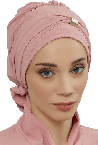 Instant Turban Lightweight Aerobin Scarf Head Turbans For Women Headwear With Unique Accessories Stylish Design in Saudi Arabia
