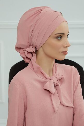Instant Turban Lightweight Aerobin Scarf Head Turbans For Women Headwear With Unique Accessories Stylish Design in Saudi Arabia