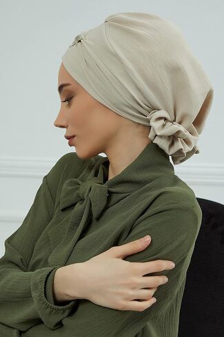 Instant Turban Lightweight Aerobin Scarf Head Turbans For Women Headwear With Unique Accessories Stylish Design in Saudi Arabia