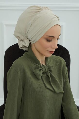 Instant Turban Lightweight Aerobin Scarf Head Turbans For Women Headwear With Unique Accessories Stylish Design in Saudi Arabia