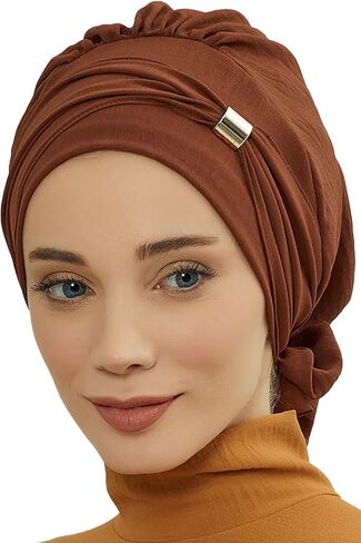 Instant Turban Lightweight Aerobin Scarf Head Turbans For Women Headwear With Unique Accessories Stylish Design in Saudi Arabia
