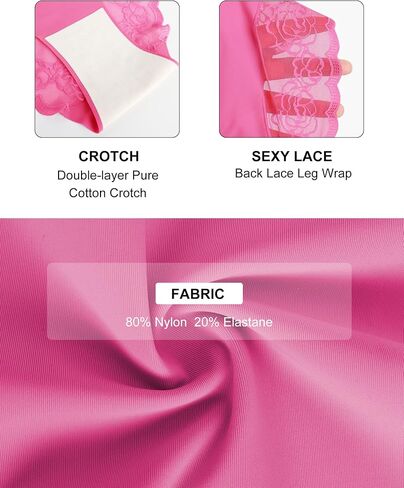 MEIYATING Women Sexy Bikini Lace Underwear No Show V-Waist Panties for Women Stretch Seamless Cheeky Panties 4 Packs in Saudi Arabia