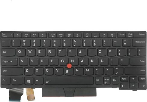 Replacement Laptop Keyboard Backlit for LENOVO ThinkPad X280 X390 X395 X13 L13, L13 Yoga Gen 1, with Frame Pointer Backlight US Layout in Saudi Arabia