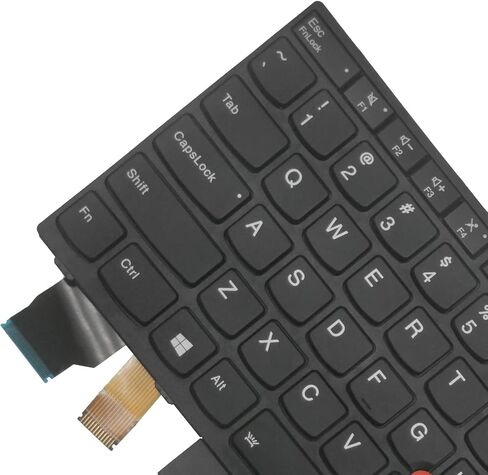 Replacement Laptop Keyboard Backlit for LENOVO ThinkPad X280 X390 X395 X13 L13, L13 Yoga Gen 1, with Frame Pointer Backlight US Layout in Saudi Arabia