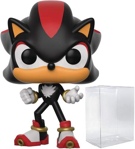 POP Sonic The Hedgehog - Shadow Funko Vinyl Figure (Bundled with Compatible Box Protector Case), Multicolor, 3.75 inches in Saudi Arabia