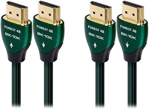 AudioQuest Forest 8K-10K 48Gbps 0.75m (2.4ft.) HDMI Cables (2-Pack) in Saudi Arabia