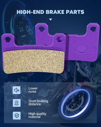 ECCPP Brake Pads Fits for 2004 2005 2006 Suzuki GSXR1000, 2004 2005 Suzuki GSXR600, 2004 2005 Suzuki GSXR750, FA379 FA254 Front and Rear Brake Pads in Saudi Arabia