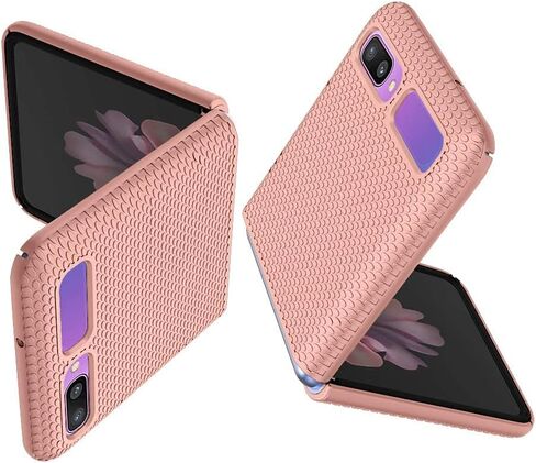 BELTRON Case with Clip for Galaxy Z Flip 2020, Snap-On Protective Cover with Rotating Belt Holster Combo and Built in Kickstand for Samsung Galaxy Z Flip (SM-F700, SM-F707) - Black (NOT for Z FLIP 3) in Saudi Arabia