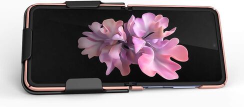 BELTRON Case with Clip for Galaxy Z Flip 2020, Snap-On Protective Cover with Rotating Belt Holster Combo and Built in Kickstand for Samsung Galaxy Z Flip (SM-F700, SM-F707) - Black (NOT for Z FLIP 3) in Saudi Arabia