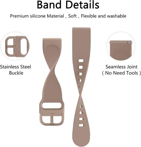 Meliya Bands Compatible with Amazfit GTS/GTS 2/GTS 3/GTS 2e/GTS 2 mini/GTS 4 mini/GTS 4/GTR mini, 20mm Silicone Watch Band Replacement Straps for Amazfit Bip U Pro/Bip/Bip Lite/Bip S/Bip S lite/Bip U/Bip 3/Bip 3 Pro in Saudi Arabia