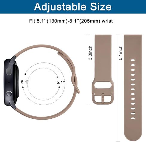 Meliya Bands Compatible with Amazfit GTS/GTS 2/GTS 3/GTS 2e/GTS 2 mini/GTS 4 mini/GTS 4/GTR mini, 20mm Silicone Watch Band Replacement Straps for Amazfit Bip U Pro/Bip/Bip Lite/Bip S/Bip S lite/Bip U/Bip 3/Bip 3 Pro in Saudi Arabia
