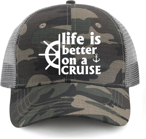 Life is Better On A Cruise Hat Men Hat AllBlack Womens Baseball Hat Gifts for Son Running Hats in Saudi Arabia