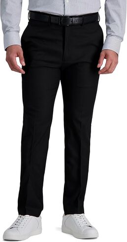 Kenneth Cole Reaction Men's Slim Fit Solid Performance Dress Pant, Black, 36W x 30L in Saudi Arabia