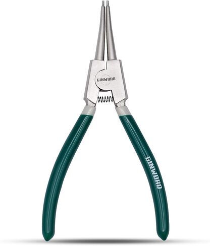 7-inch 4 Pcs Snap Ring Pliers Set, Circlip Pliers Kit, Straight/Bent Jaw, Internal/External Heavy Duty C Clip Pliers for Ring Remover Retaining,Blue in Saudi Arabia